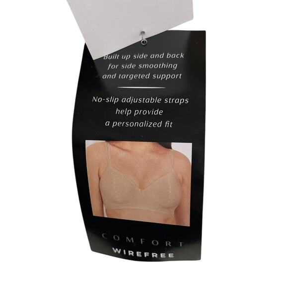 Bali Womens Bra 40C Beauty by Bali Comfort Foam Bra Wirefree DFB540 Convertatble - Picture 10 of 11